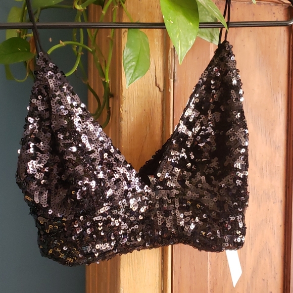 Free People Other - Free People Intimately Sequin bralett size xs